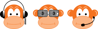 3 Monkeys AV Logo
